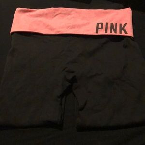 Pink VS yoga pants